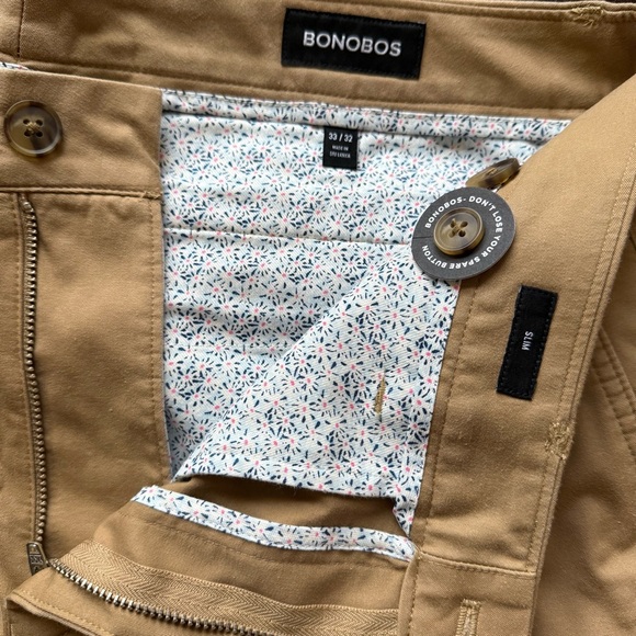 BONOBOS Stretch Lightweight Chink Slim Khaki Drill - Picture 6 of 6